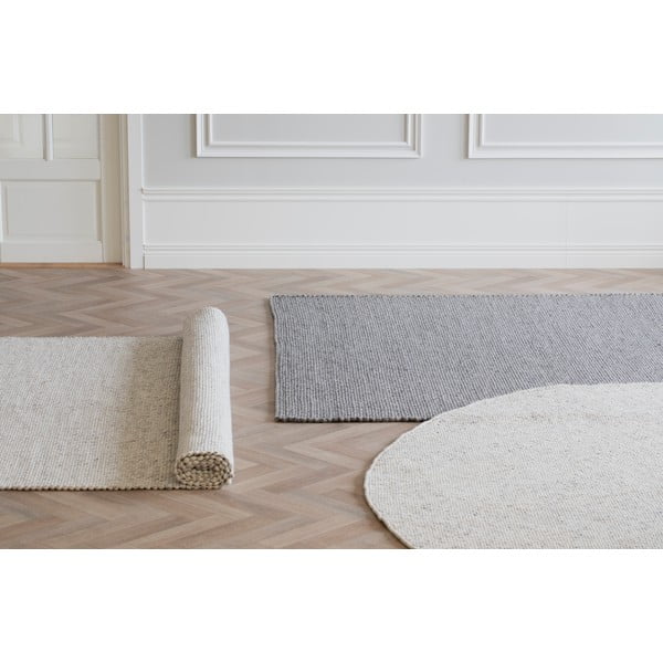 Covor gri din lână 290x200 cm Auckland - Rowico-image-1