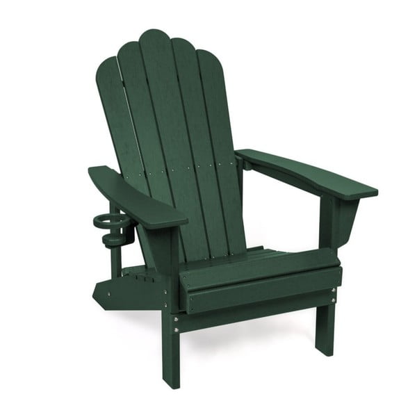 Fotoliu de grădină verde din plastic Adirondack – Bonami Selection