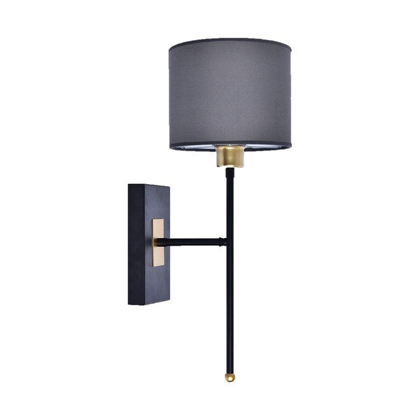 Aplică de perete neagră/gri Sconce T - Magenta Home