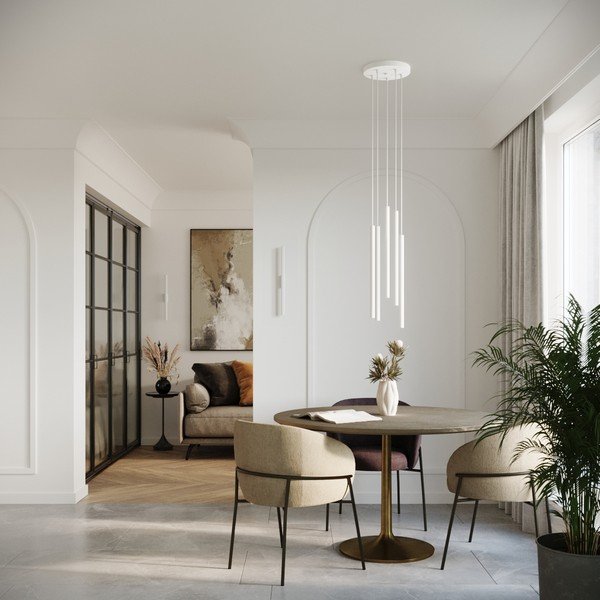 Aplică de perete albă ø 2,5 cm Fideus – Sollux-image-1