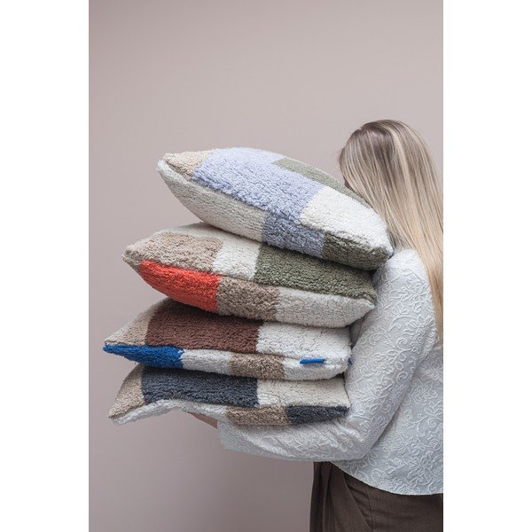 Față de pernă din bumbac 50x50 cm Brick – Mette Ditmer Denmark-image-3