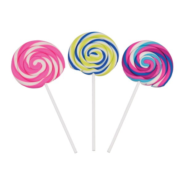 Set 3 gume de sters Rex London Lollipop