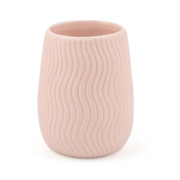Set de accesorii de baie roz din ceramică Merlin – Mioli Decor-image-4