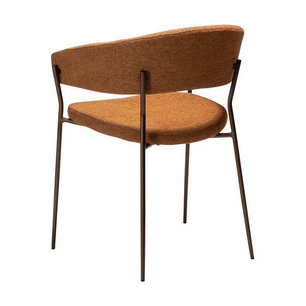Scaun de dining portocaliu cu cotiere Reboot – DAN-FORM Denmark-image-3