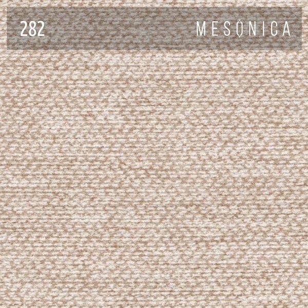 Pat matrimonial crem tapițat cu somieră 140x200 cm Alano – MESONICA-image-3