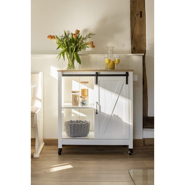 Măsuță de servire cu roți 40x80 cm Country House – Wenko-image-1