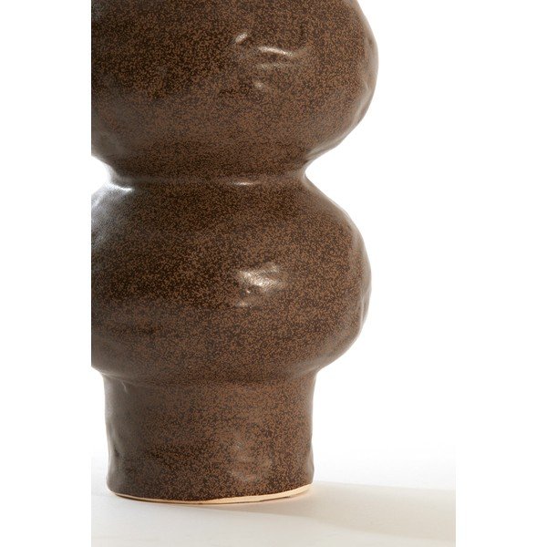 Vază maro din ceramică (înălțime 33,5 cm) Rogano – Light & Living-image-3