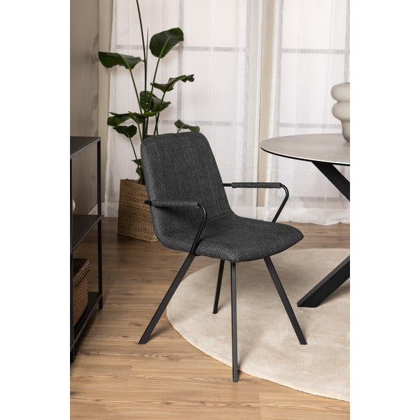 Scaune de dining gri-închis 2 buc. Selina – Actona-image-1