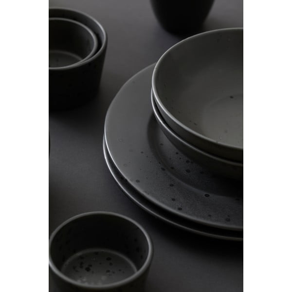 Bol din gresie pentru paste Bitz Basics Black, ⌀ 20 cm, negru-image-3