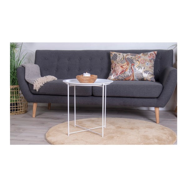 Măsuță auxiliară rotundă din metal ø 47 cm Bastia – House Nordic-image-3