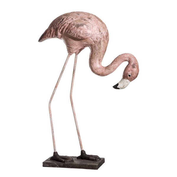 Statuetă decorativă Denzzo Flamingo, înălțime 80,5 cm