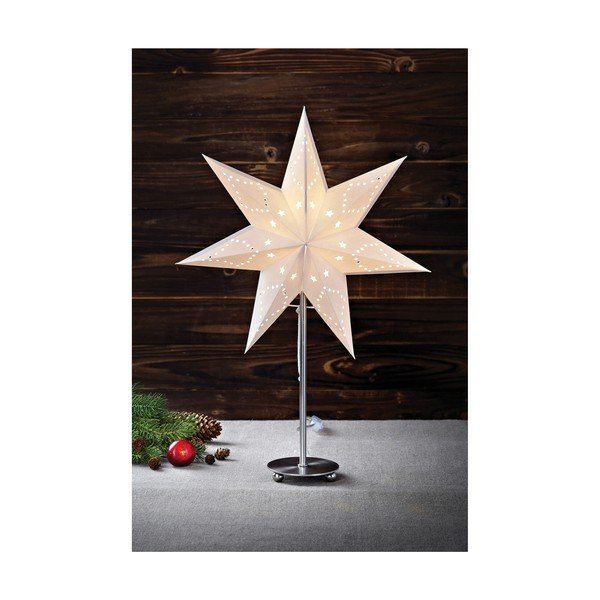 Decorațiune luminoasă Markslöjd Saturnus, înălțime 52 cm, alb-image-1