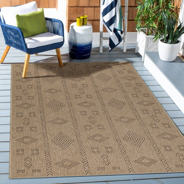 Covor tip traversă de exterior în culoare naturală 80x250 cm Dhaka – Ayyildiz Carpets-image-1