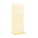 Paravan metalic pentru balcon Garden Pleasure MWH, 180 x 80 cm, galben