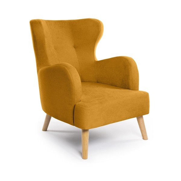 Fotoliu galben muștar wing Noemye – Bonami Selection