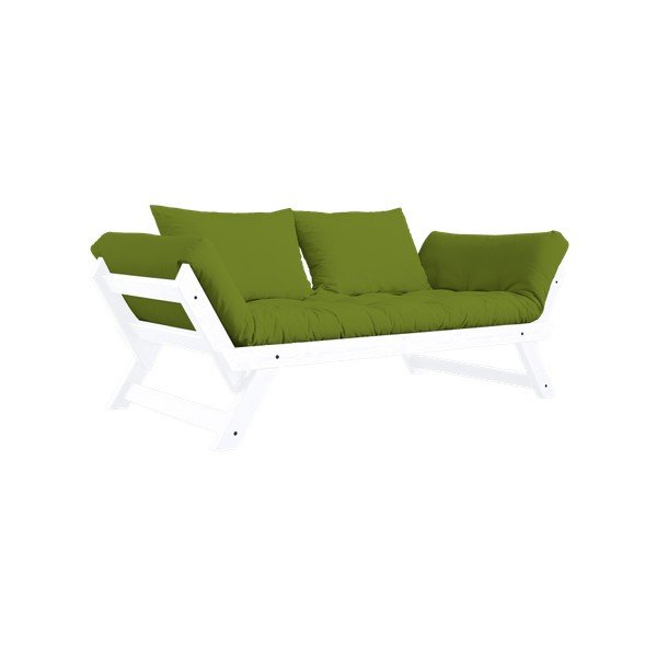 Canapea extensibilă Karup Bebop White/Lime-image-4