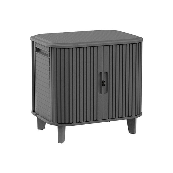 Cutie de depozitare pentru grădină gri din plastic Velo – Keter