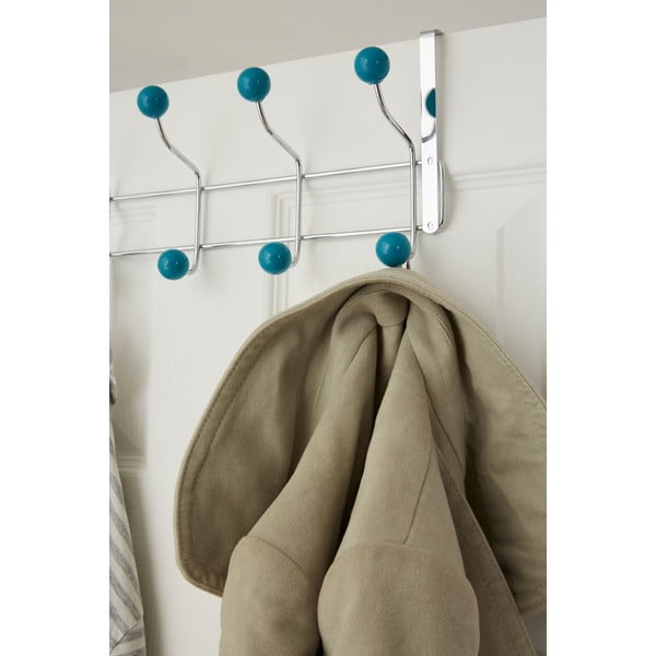 Cuier de ușă verde mentă-argintiu din metal 41 cm – Premier Housewares-image-2