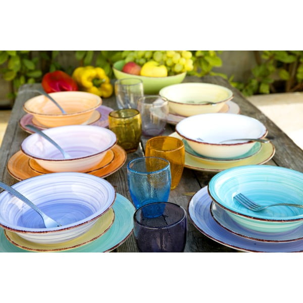 Set veselă din gresie 18 pieseVilla d'Este Acquerello-image-1