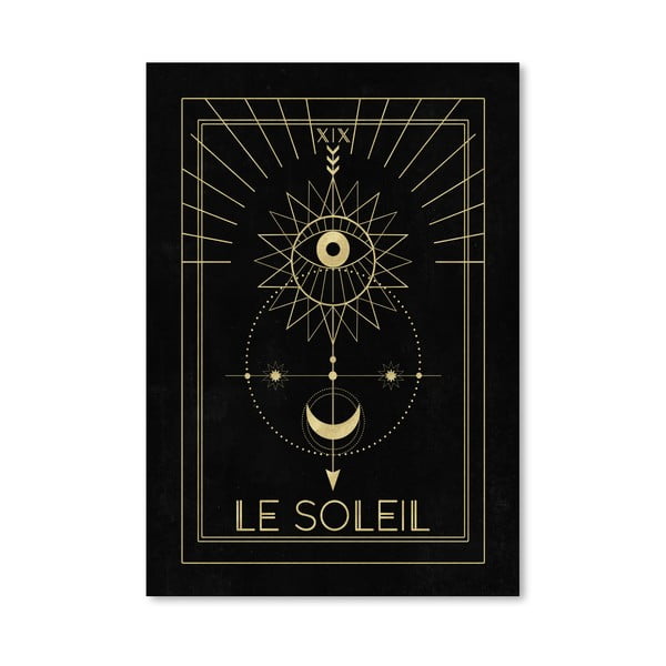 Poster Americanflat Le Soleil, 30 x 42 cm