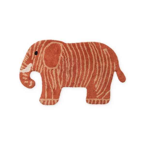 Covor pentru copii teracotă lavabil/țesut manual din bumbac 75x120 cm Snuggle Elodie – Hanse Home