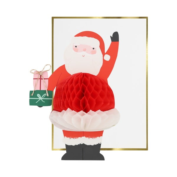 Felicitare de Crăciun Santa – Meri Meri-image-1