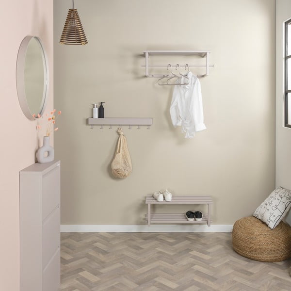 Pantofar taupe suspendat din metal 71x26x34 cm Marco – Spinder Design-image-2