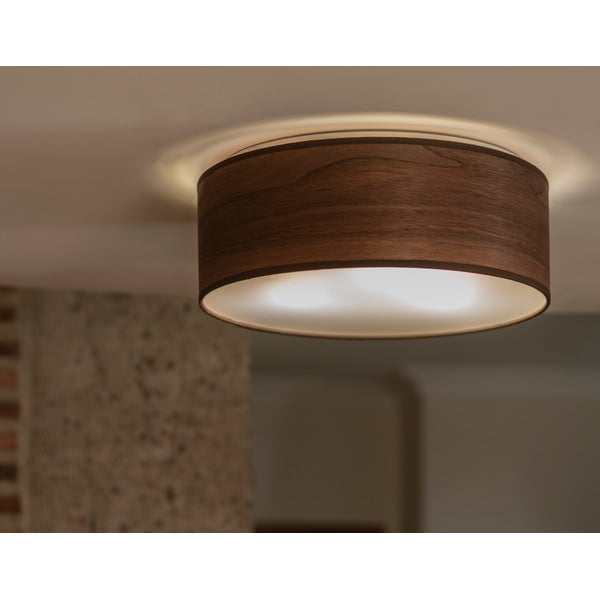 Plafonieră din furnir de nuc natural Sotto Luce TSURI M, ⌀ 30 cm-image-3