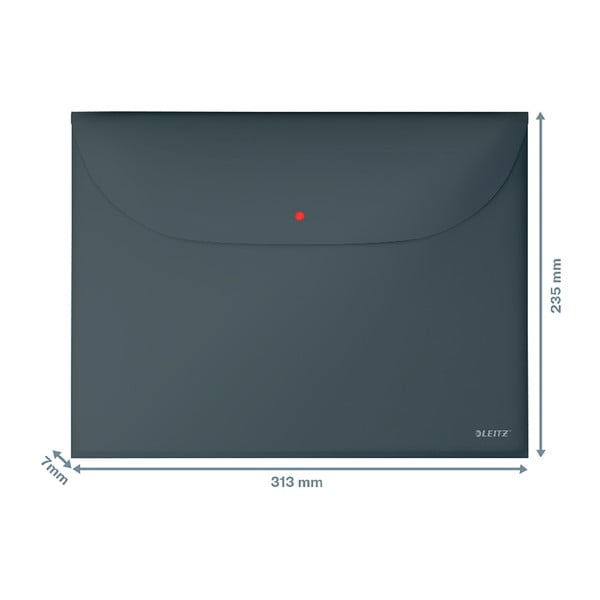Dosar plic pentru documente Leitz Cosy, A4, gri-image-3