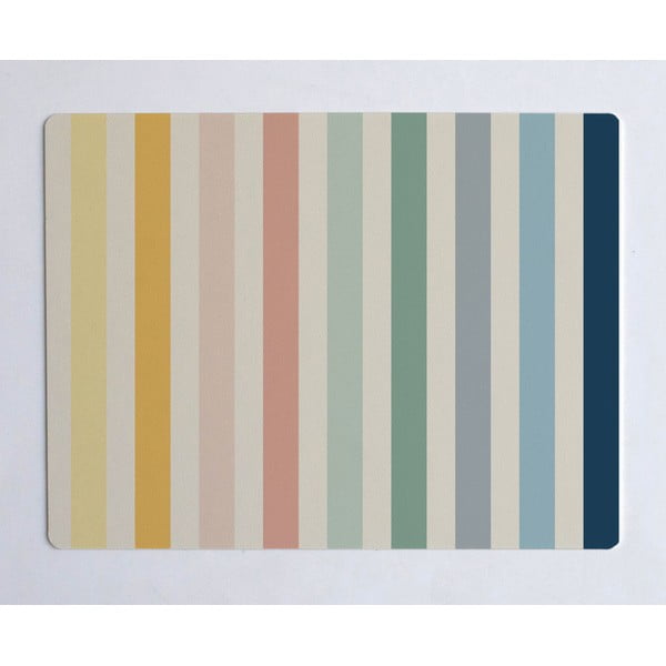 Suport de farfuriecolorat The Wild Hug Stripes, 55 x 35 cm