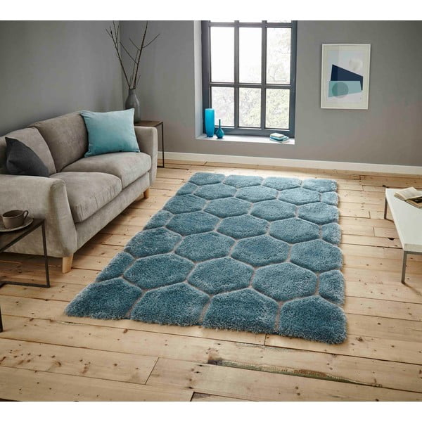 Covor Think Rugs Noble House, 150 x 230 cm, albastru-image-1