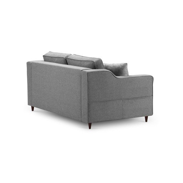 Canapea cu 2 locuri Mazzini Sofas Narcisse, gri închis-image-1