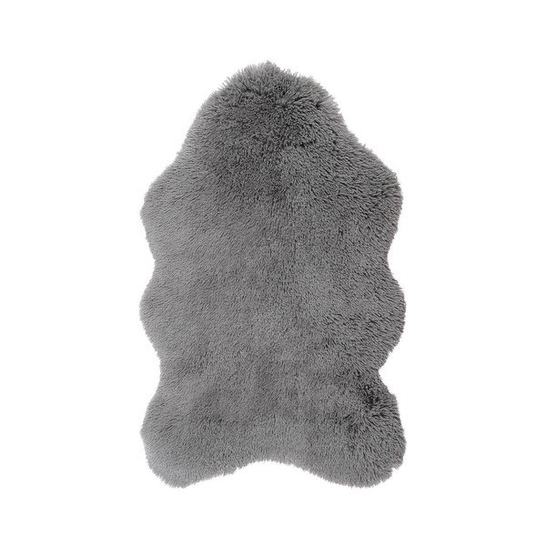 Covor blană Floorist Soft Bear, 70 x 105 cm, gri