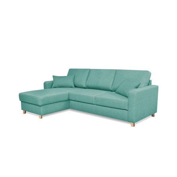 Canapea extensibilă Cosmopolitan design Nice, verde mentol-image-2