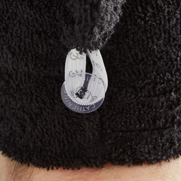 Set prosoape pentru păr negru 2 buc. din bumbac cu uscare rapidă 20x13 cm Quick Dry – Catherine Lansfield-image-1