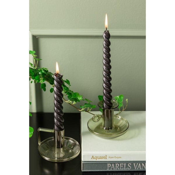 Sfeșnic din sticlă PT LIVING Elle, verde-image-1