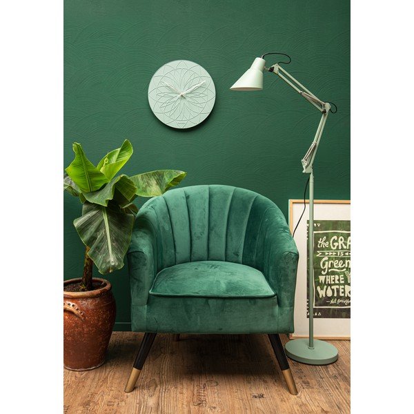 Fotoliu din catifea Leitmotiv Royal, verde închis-image-3