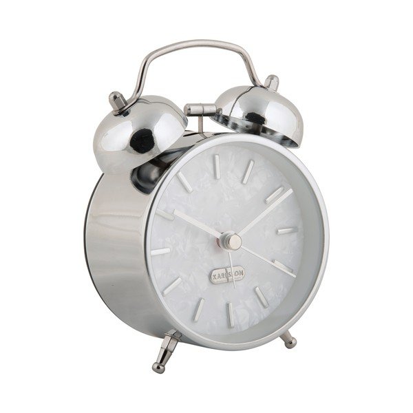 Ceas deșteptător ø 8 cm Pearl Glow – Karlsson
