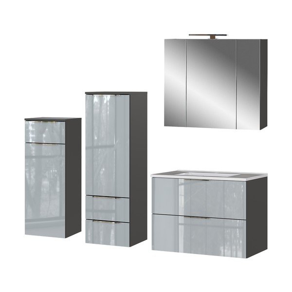 Set mobilă de baie gri Vasio – Germania