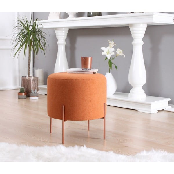 Taburet portocaliu Copper – Artie-image-3