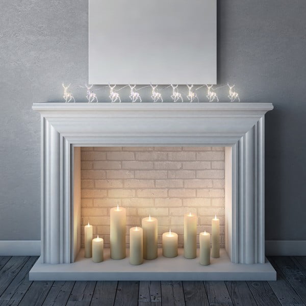 Ghirlanda luminoasă cu LED în formă de reni DecoKing Deer, lungime 1,65 m, 10 beculețe-image-1