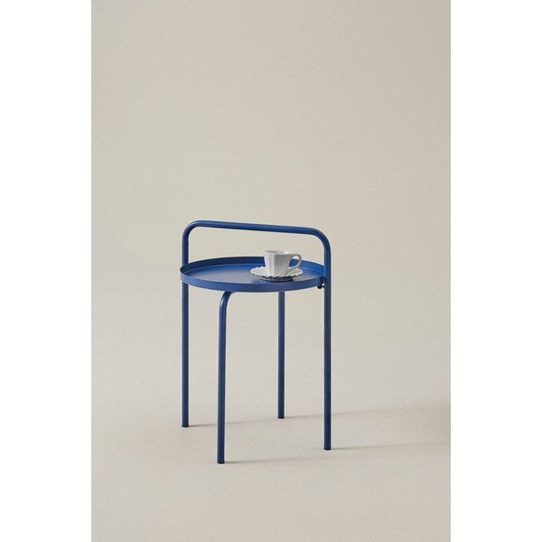Măsuță auxiliară rotundă din metal ø 42 cm Bleket – Jotex-image-1