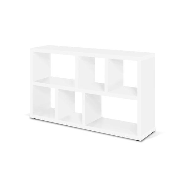 Bibliotecă albă 150x83 cm Berlin – TemaHome-image-2