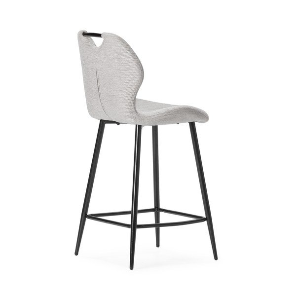 Scaune de bar bej 2 buc. tapițate (înălțime șezut 65 cm) Muli – Marckeric-image-4