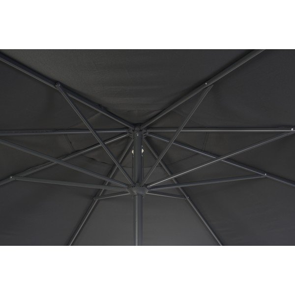 Umbrelă de soare gri ø 350 cm Roja - Rojaplast-image-1