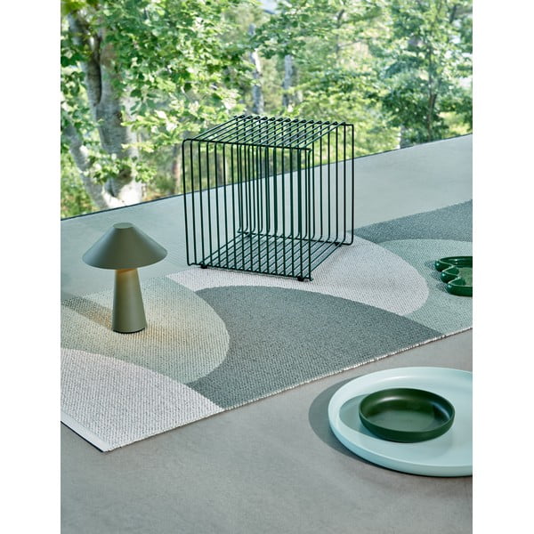 Covor pentru exterior și interior verde 70x90 cm Hill Army Misty Mint – Pappelina-image-3