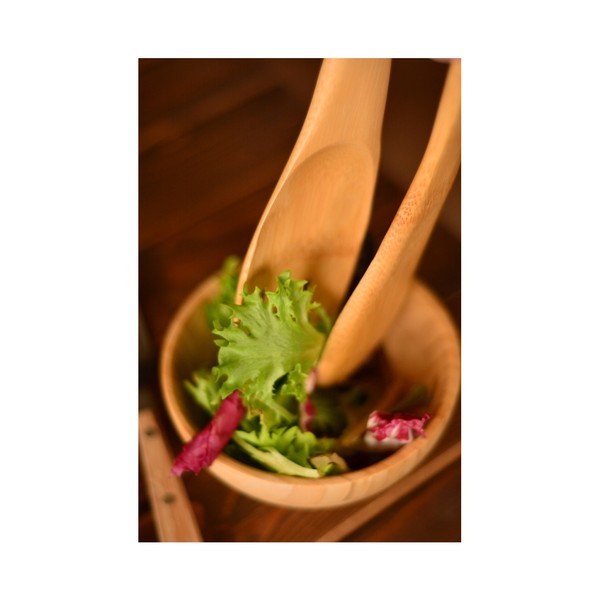Tacâmuri din bambus pentru salată Bambum Boli-image-1