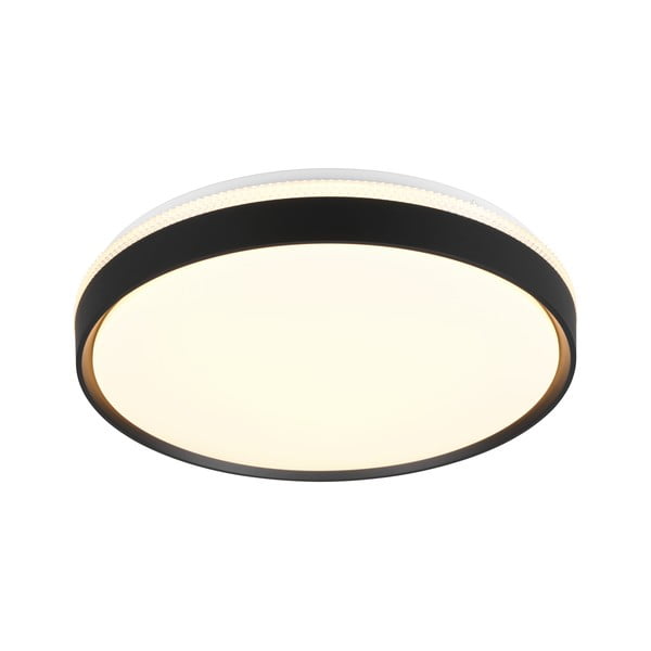 Plafonieră neagră-albă LED ø 47 cm Spacy – Reality-image-3