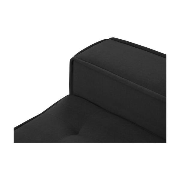 Canapea neagră 212 cm Mike – Micadoni Home-image-4