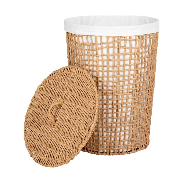 Coș de rufe în culoare naturală din hârtie 77 l Pomal – House Nordic-image-3